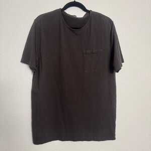 Zara Brown Short Sleeve Cotton Tee